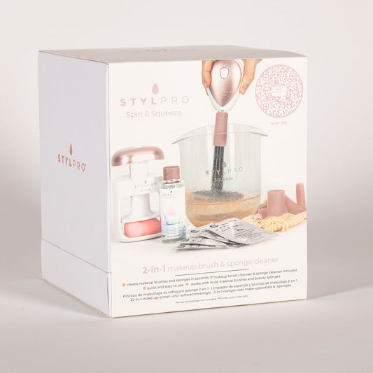 STYLPRO Spin & Squeeze Makeup Brush and Sponge Cleaner